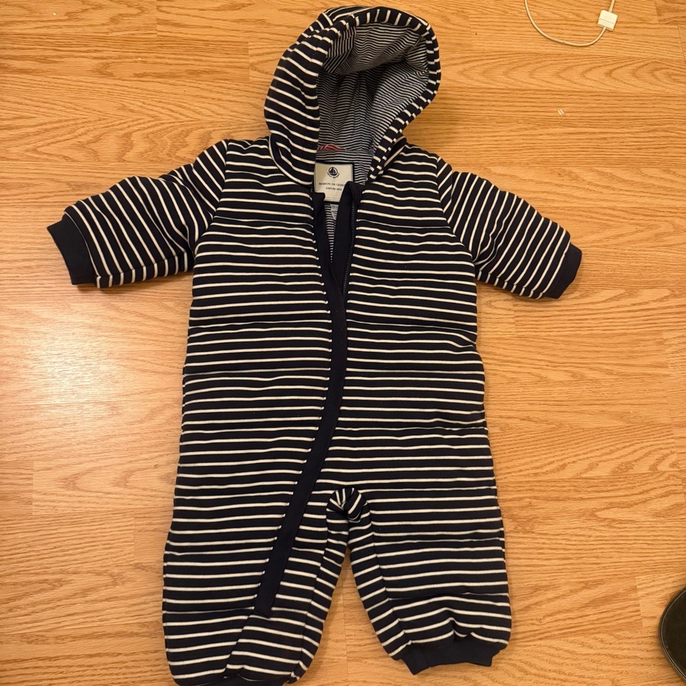 Striped One Piece Coat